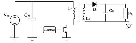 flyback circuit primary voltage