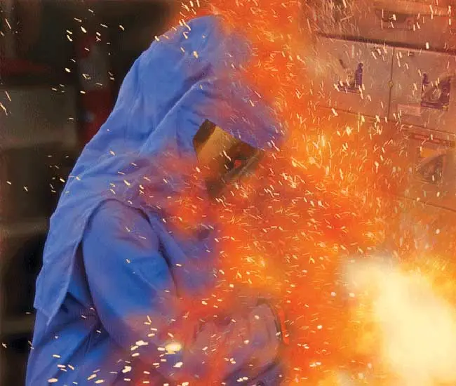 arc flash blast explosion