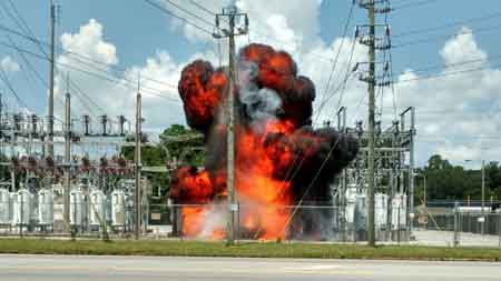 Power Transformer Explosion