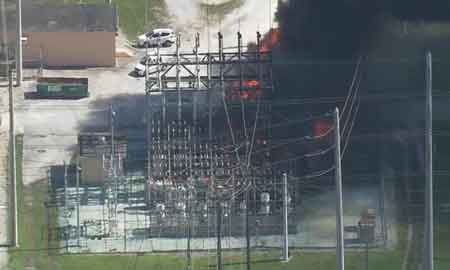 substation explosion