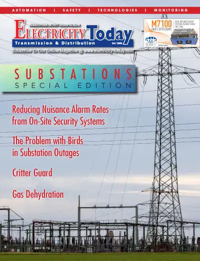 Electricity Today T&D Magazine - Electrical Substations Special Issue. 2021.