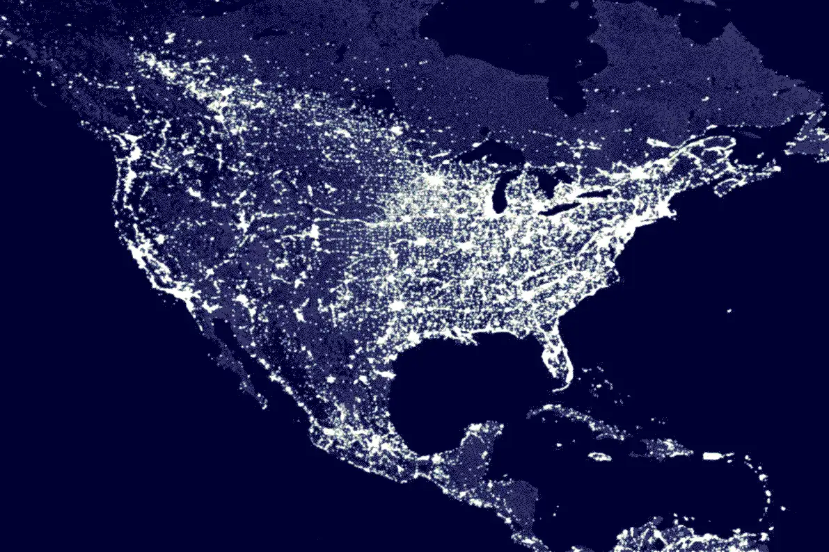 map of power grid