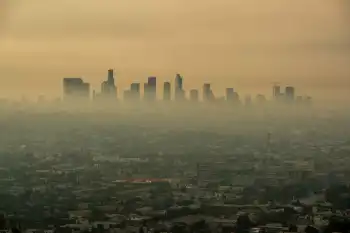 air pollution over LA