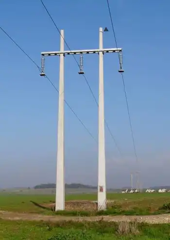 concrete power poles