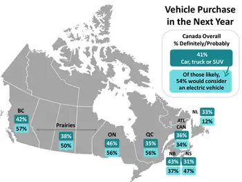 map of canada ev sales