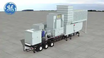 mobile gas turbine power plant