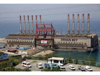 Turkish floating power station Karadeniz Powership Orhan Bey