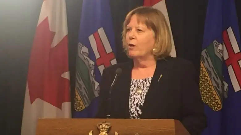 Alberta Energy Minister Marg McCuaig-Boyd