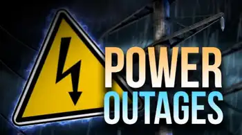 power outage sign