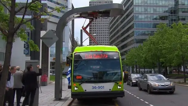 Montreal's first STM electric buses